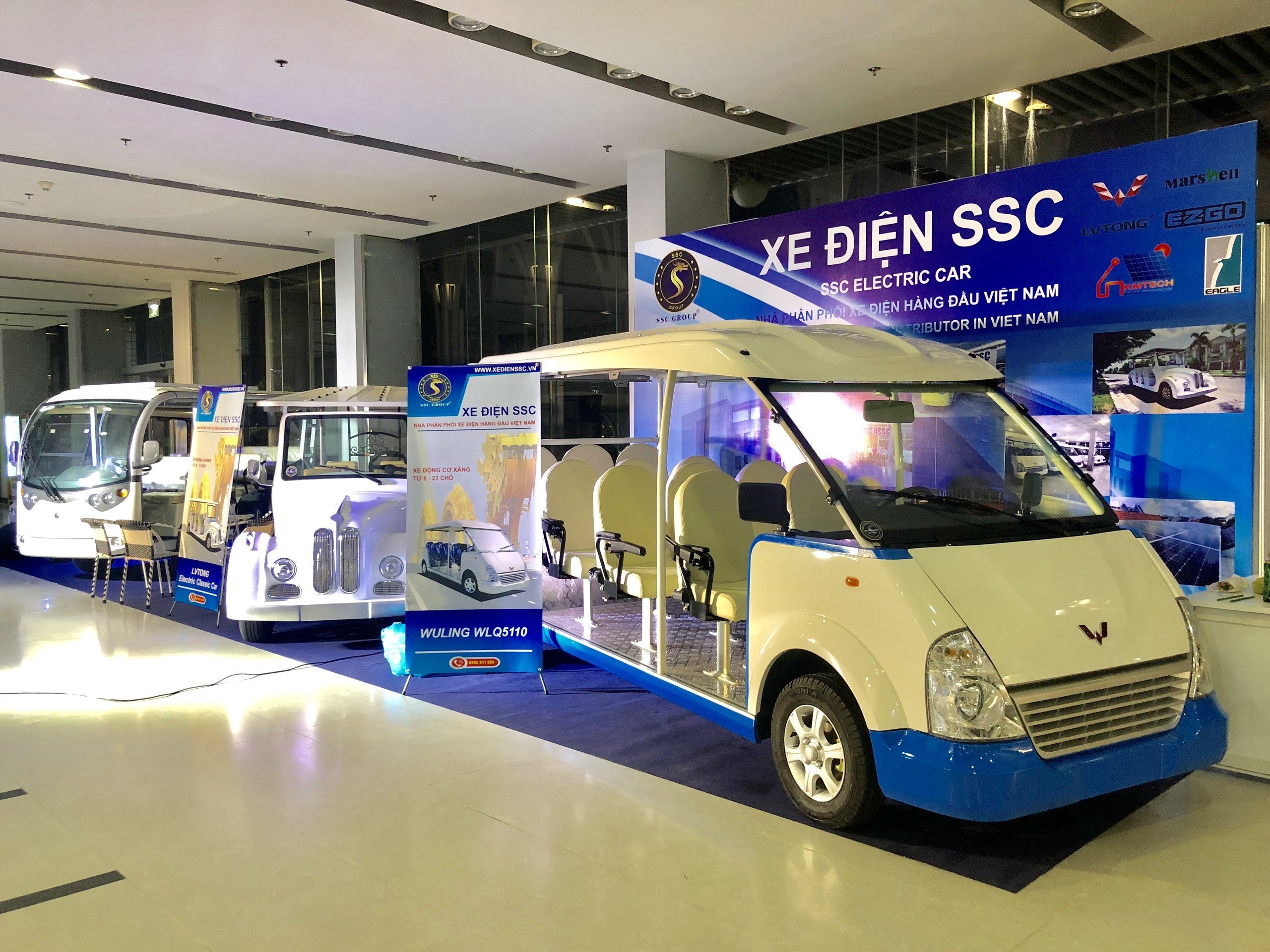 Xe điện của SSC xuất hiện tại Triển lãm Saigon Autotech 2019